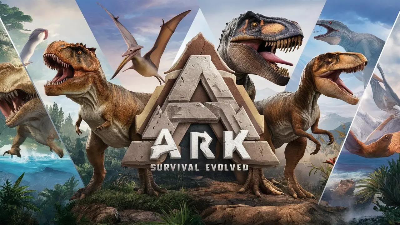 ark: survival evolved (2017) game icons banners